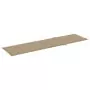 Cuscino per Lettino Prendisole Beige 200x50x3 cm in Tessuto