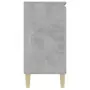 Credenza Grigio Cemento 103,5x35x70 cm in Truciolato