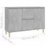 Credenza Grigio Cemento 103,5x35x70 cm in Truciolato