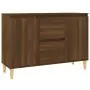 Credenza Rovere Marrone 103,5x35x70 cm in Legno Ingegnerizzato