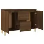 Credenza Rovere Marrone 103,5x35x70 cm in Legno Ingegnerizzato