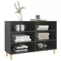 Credenza Grigia 103,5x35x70 cm in Truciolato