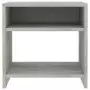 Comodini 2 pz Grigio Calcestruzzo 40x30x40 cm in Truciolato