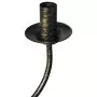 Lampadario Stile Antico Metallo Nero Lampadine 8 x E14