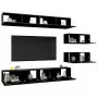 Set Mobile TV 6 pz Nero in Truciolato