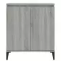 Credenza Grigio Sonoma 60x35x70 cm in Legno Ingegnerizzato