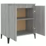 Credenza Grigio Sonoma 60x35x70 cm in Legno Ingegnerizzato