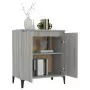 Credenza Grigio Sonoma 60x35x70 cm in Legno Ingegnerizzato