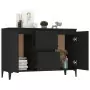 Credenza Nera 104x35x70 cm in Truciolato