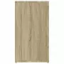 Credenza Rovere Sonoma 100x33x59,5 cm in Legno Multistrato