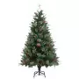 Albero di Natale con Pigne Verde 150 cm in PVC e PE