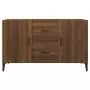 Credenza Rovere Marrone 100x36x60 cm in Legno Multistrato