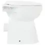 WC Sospeso con Design Senza Bordi 7 cm Più Alto Ceramica Bianca