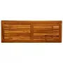 Tavolo Consolle da Giardino 110x40x75cm Legno Massello Acacia