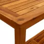 Tavolo Consolle da Giardino 110x40x75cm Legno Massello Acacia