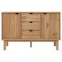 Credenza 113,5x43x73 cm in Legno Massello di Pino