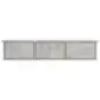 Scaffale Cassetti a Muro Grigio Cemento 88x26x18,5cm Truciolato