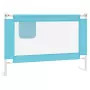 Sponda Letto di Sicurezza per Bambini Blu 100x25 cm in Tessuto