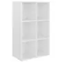 Libreria/Credenza Bianco Lucido 66x30x97,8 cm in Truciolato