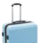 Set Trolley a Custodia Rigida 3 pz Blu in ABS