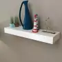 Mensole con Cassetti 2 pz Bianco 80 cm