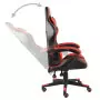 Sedia da Gaming Nero e Rosso in Similpelle