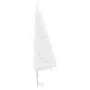 Albero di Natale Artificiale ad Angolo Bianco 210 cm PVC