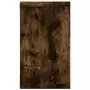 Mensole Muro Cubo 4 Rovere Fumo 80x15x26,5cm Legno Multistrato