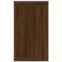 Mensole Muro Cubo 4 Rovere Marrone 80x15x26,5 Legno Multistrato