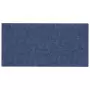 Pannelli Murali 12 pz Blu 30x15 cm Tessuto 0,54 m²