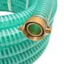 Tubo di Aspirazione con Connettori in Ottone 7 m 25 mm Verde