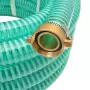 Tubo di Aspirazione con Connettori in Ottone 10 m 25 mm Verde