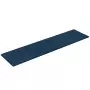 Pannelli Murali 12 pz Blu 60x15 cm Velluto 1,08 m²