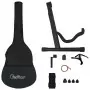 Set Chitarra Western 12 pz con Equalizzatore e 6 Corde Nera