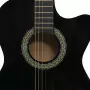 Set Chitarra Western 12 pz con Equalizzatore e 6 Corde Nera