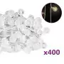 Filo di Luci Sferiche 40m 400 LED Bianco Caldo 8 Funzioni