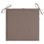 Cuscini per Sedie da Esterno 6pz Grigio Talpa 40x40x3cm Tessuto