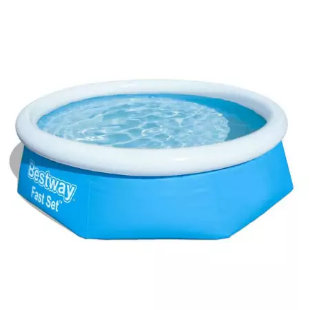 Bestway Set per Piscina Gonfiabile Fast Rotonda 244x66 cm 57265