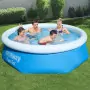 Bestway Set per Piscina Gonfiabile Fast Rotonda 244x66 cm 57265