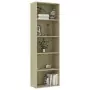 Libreria a 5 Ripiani Rovere Sonoma 60x30x189 cm in Truciolato