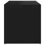 Tavolino Nero 59x36x38 cm in Truciolato