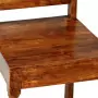 Set Tavolo da Pranzo 5 pz Legno Massello di Acacia e Sheesham