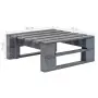 Set Divani a Pallet e Cuscini 6 pz in Pino Impregnato Grigio