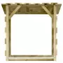 Pergola con Tetto 100x90x100 cm in Legno di Pino Impregnato