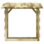 Pergola con Tetto 100x90x100 cm in Legno di Pino Impregnato