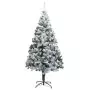 Albero di Natale Artificiale con Neve Verde 240 cm in PVC