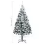 Albero di Natale Artificiale con Neve Verde 240 cm in PVC