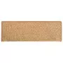 Tappeti Autoadesivi Scale Aspetto Sisal 15pz 65x25 cm Arancione