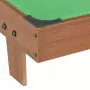 Mini Tavolo da Biliardo 3 Piedi 92x52x19 cm Marrone Verde