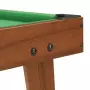 Mini Tavolo da Biliardo 3 Piedi 92x52x19 cm Marrone Verde